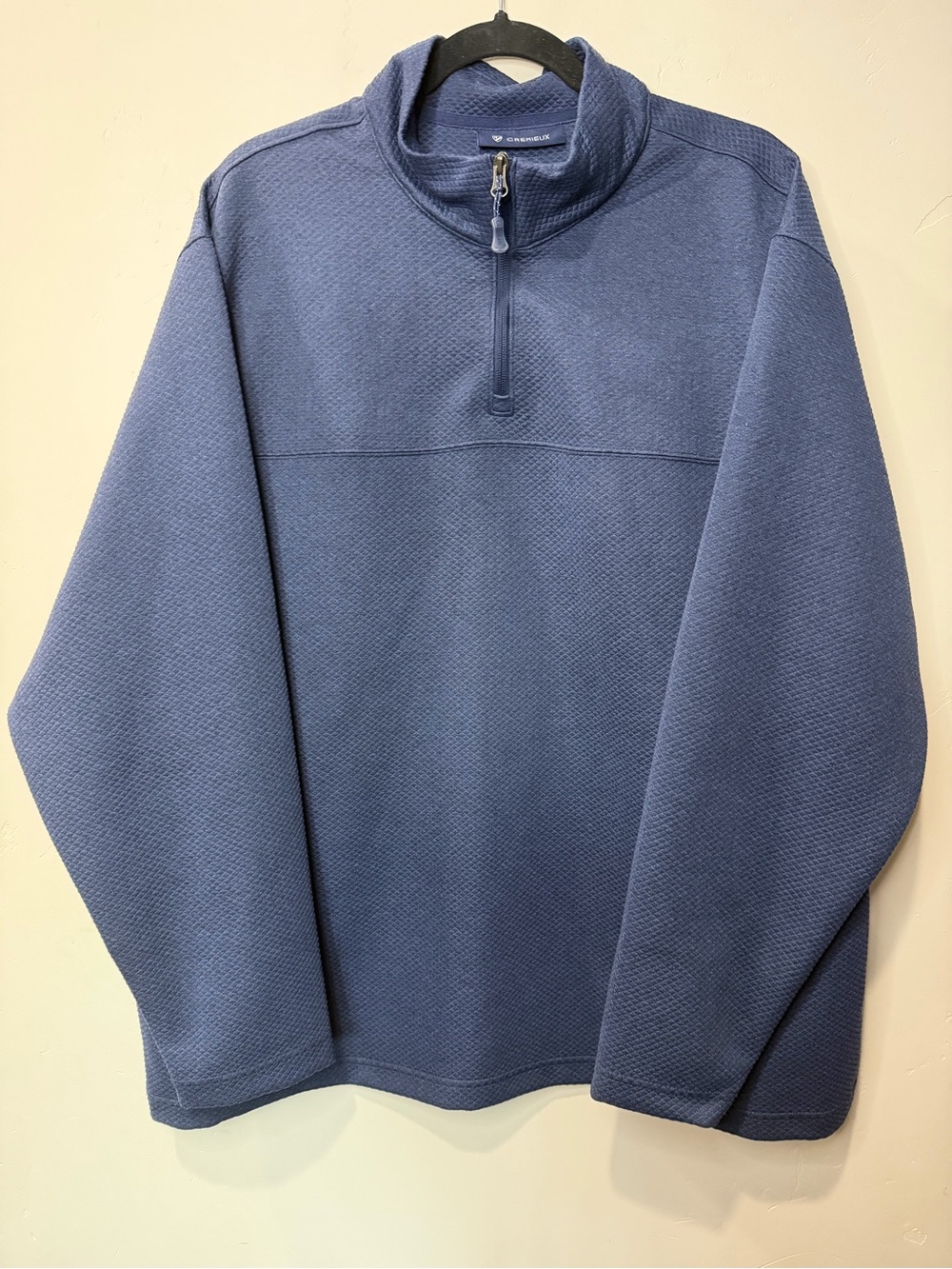 Daniel Cremieux Men's Half-Zip Sweater in Dusty Blue